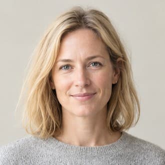 Portrait of Maya, a fictional founder