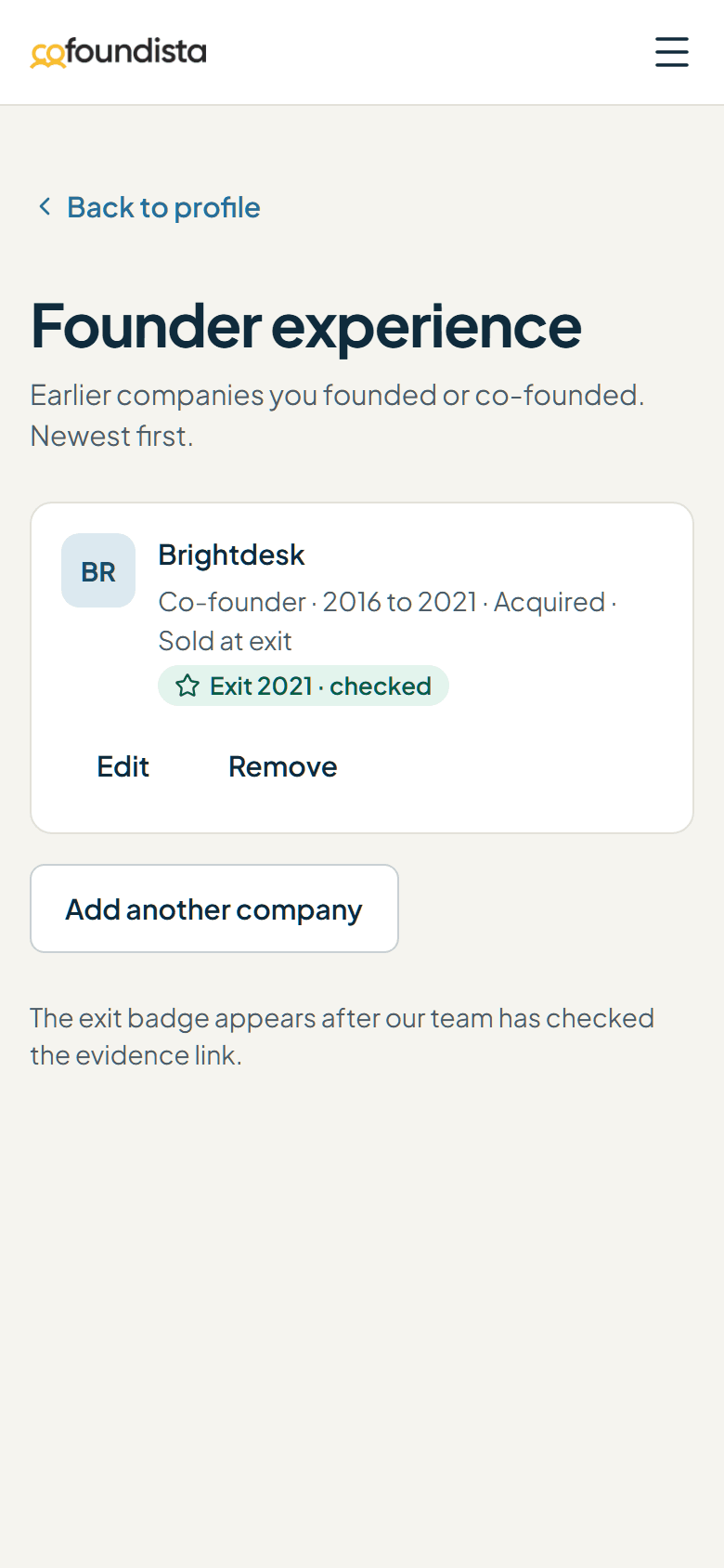 Founder experience with the company Brightdesk and a checked exit